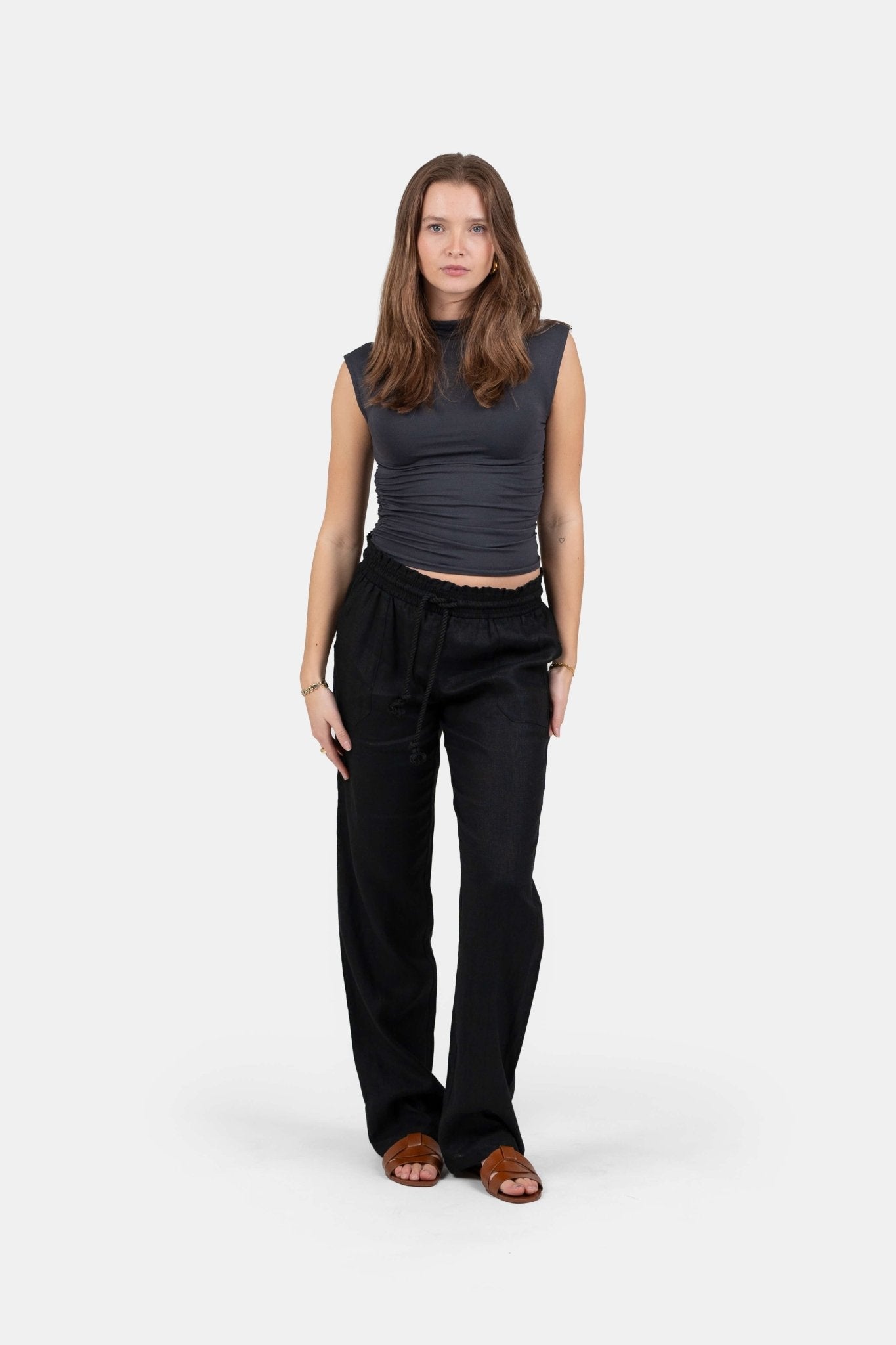 Hørbukser Lavtaljede Sort | Skagen-clothing.dk